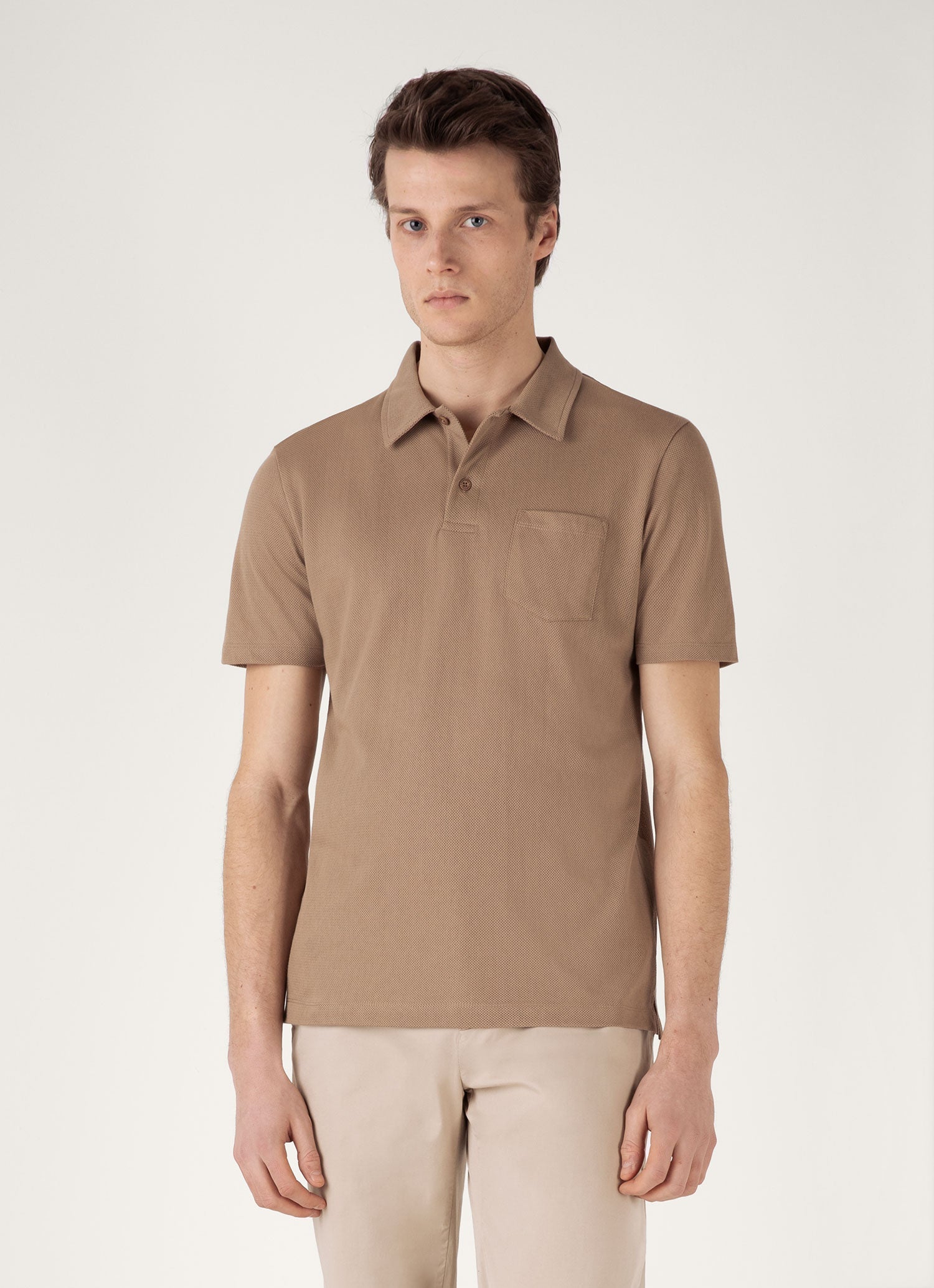 Men's Riviera Polo Shirt in Dune