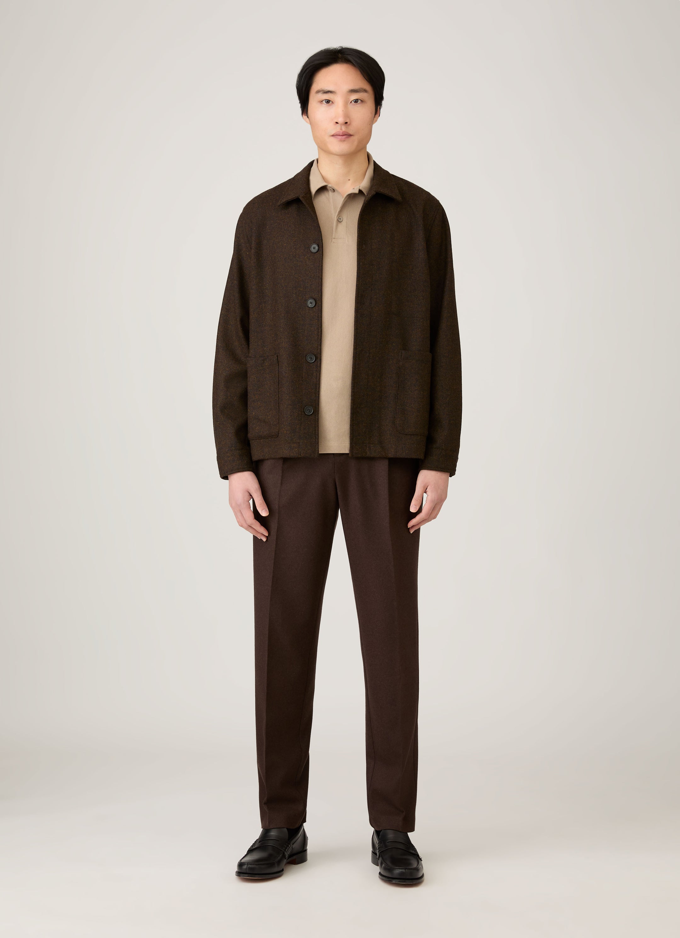 Men's Riviera Polo Shirt in Mink