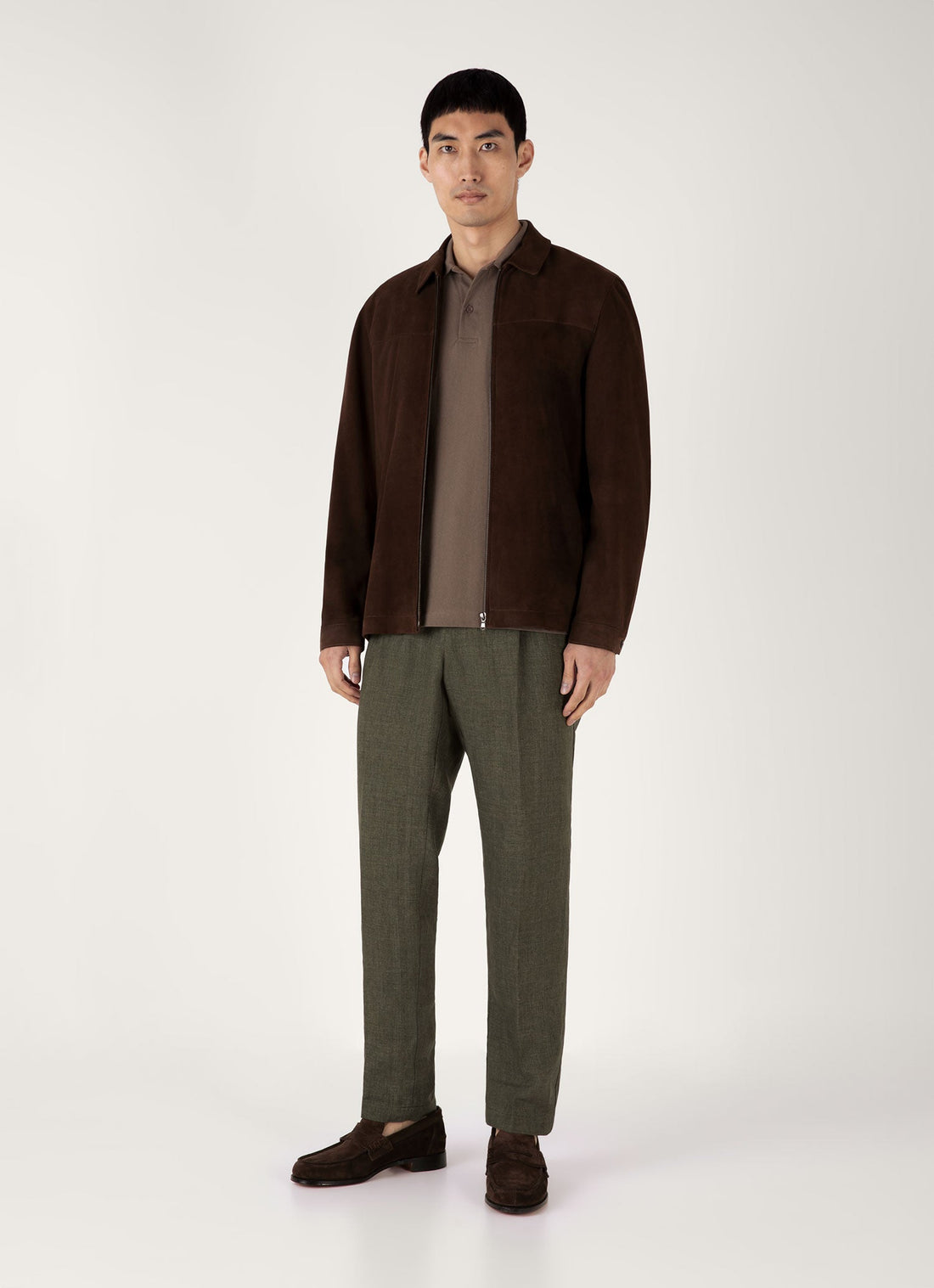 Men's Riviera Polo Shirt in Walnut