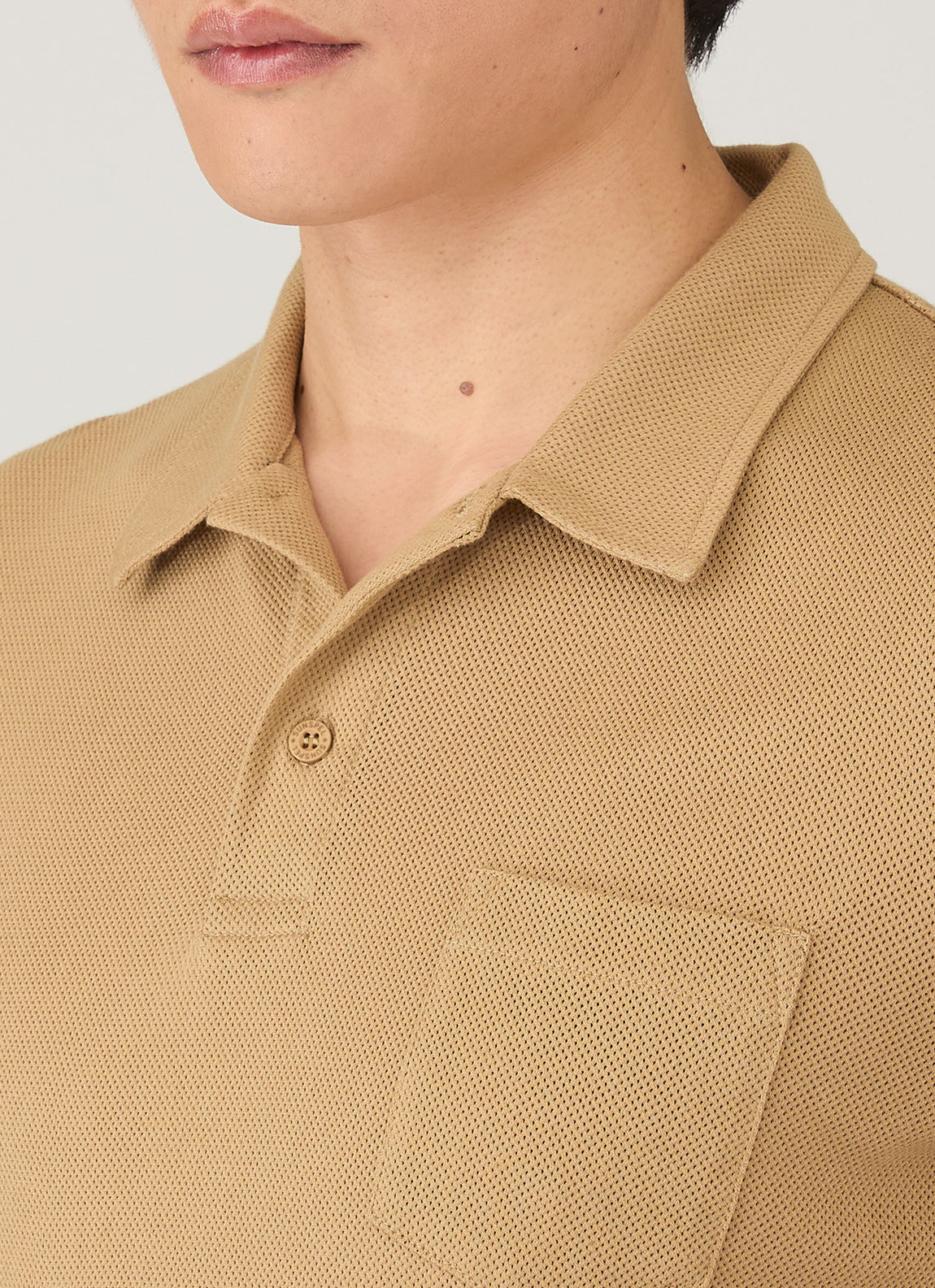 Men's Riviera Polo Shirt in Tan
