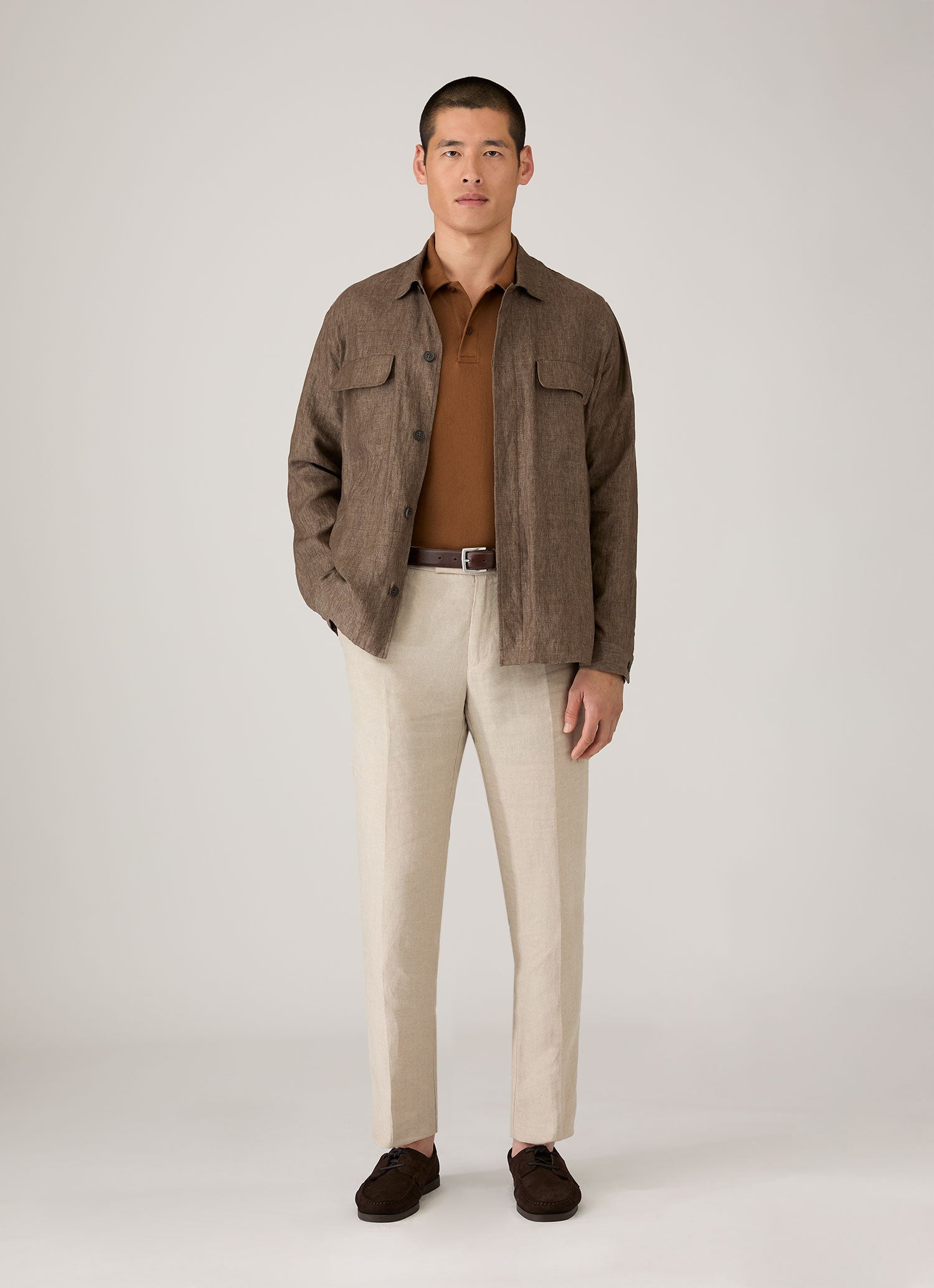 Men's Riviera Polo Shirt in Bronze
