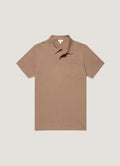 Men's Riviera Polo Shirt in Taupe