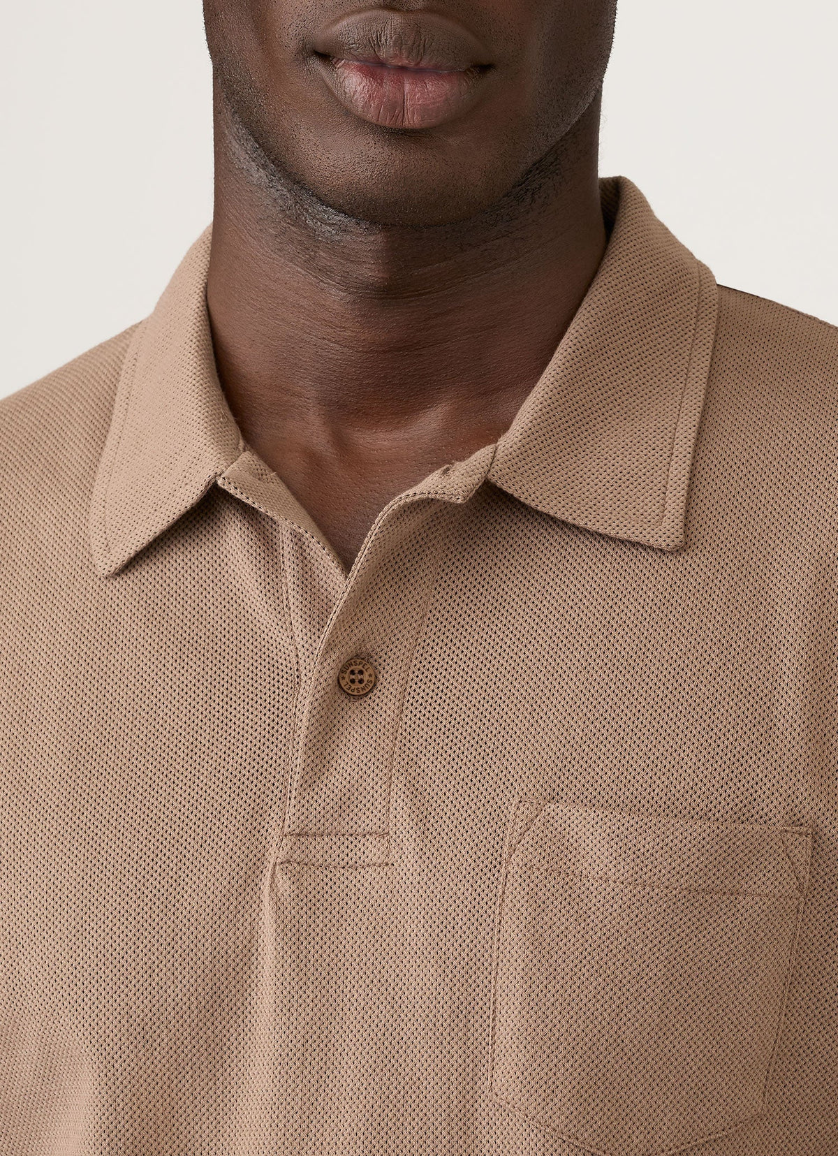 Men's Riviera Polo Shirt in Taupe