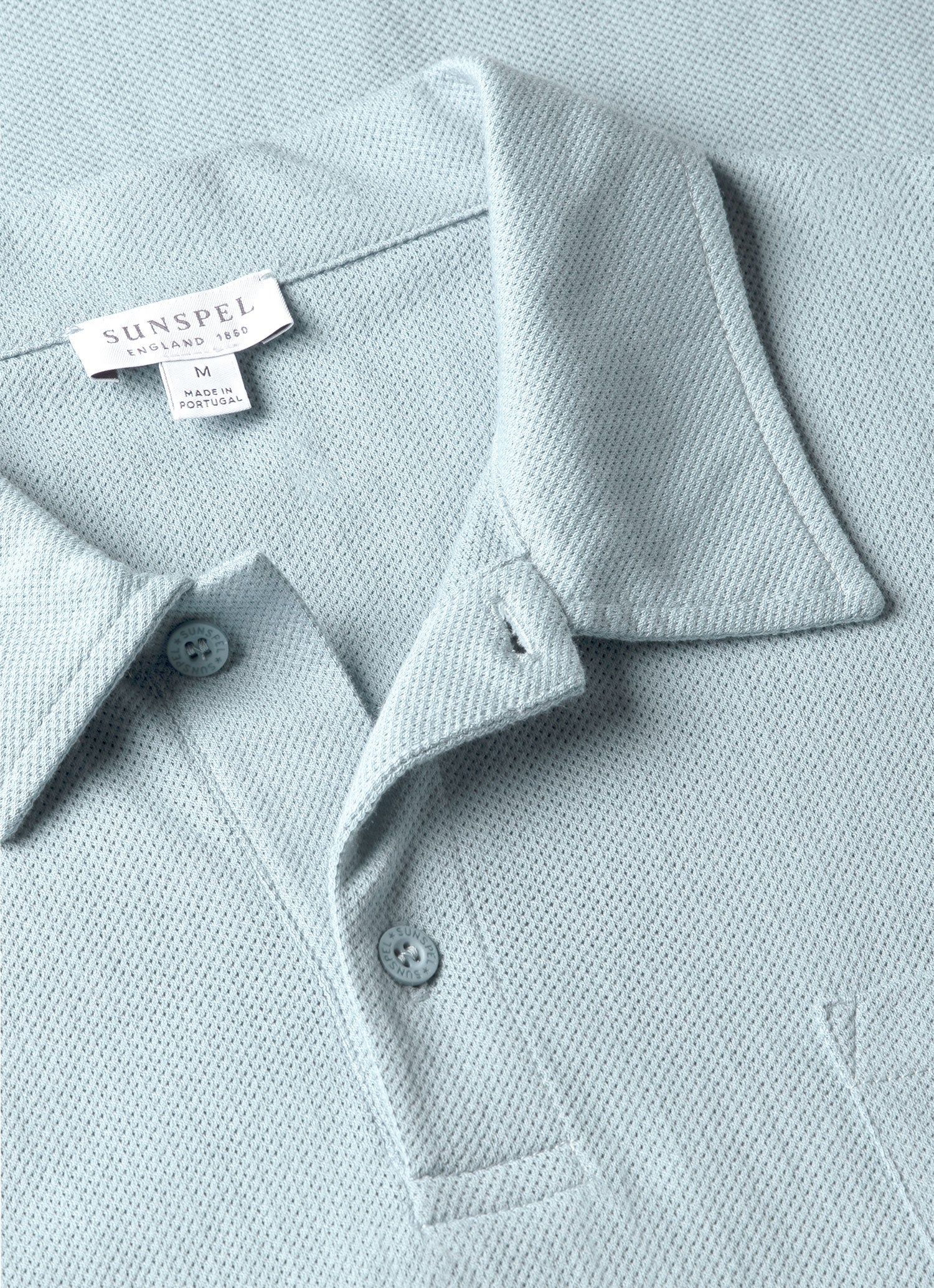 Men's Riviera Polo Shirt in Sky Blue