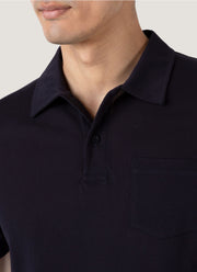 Men's Riviera Polo Shirt in Midnight Navy