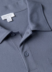 Men's Riviera Polo Shirt in Selvedge Blue