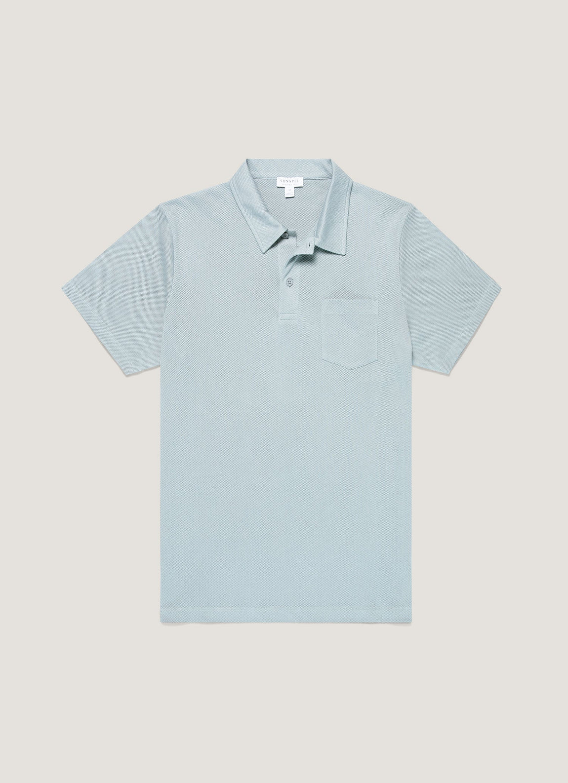 Men's Riviera Polo Shirt in Stone Blue