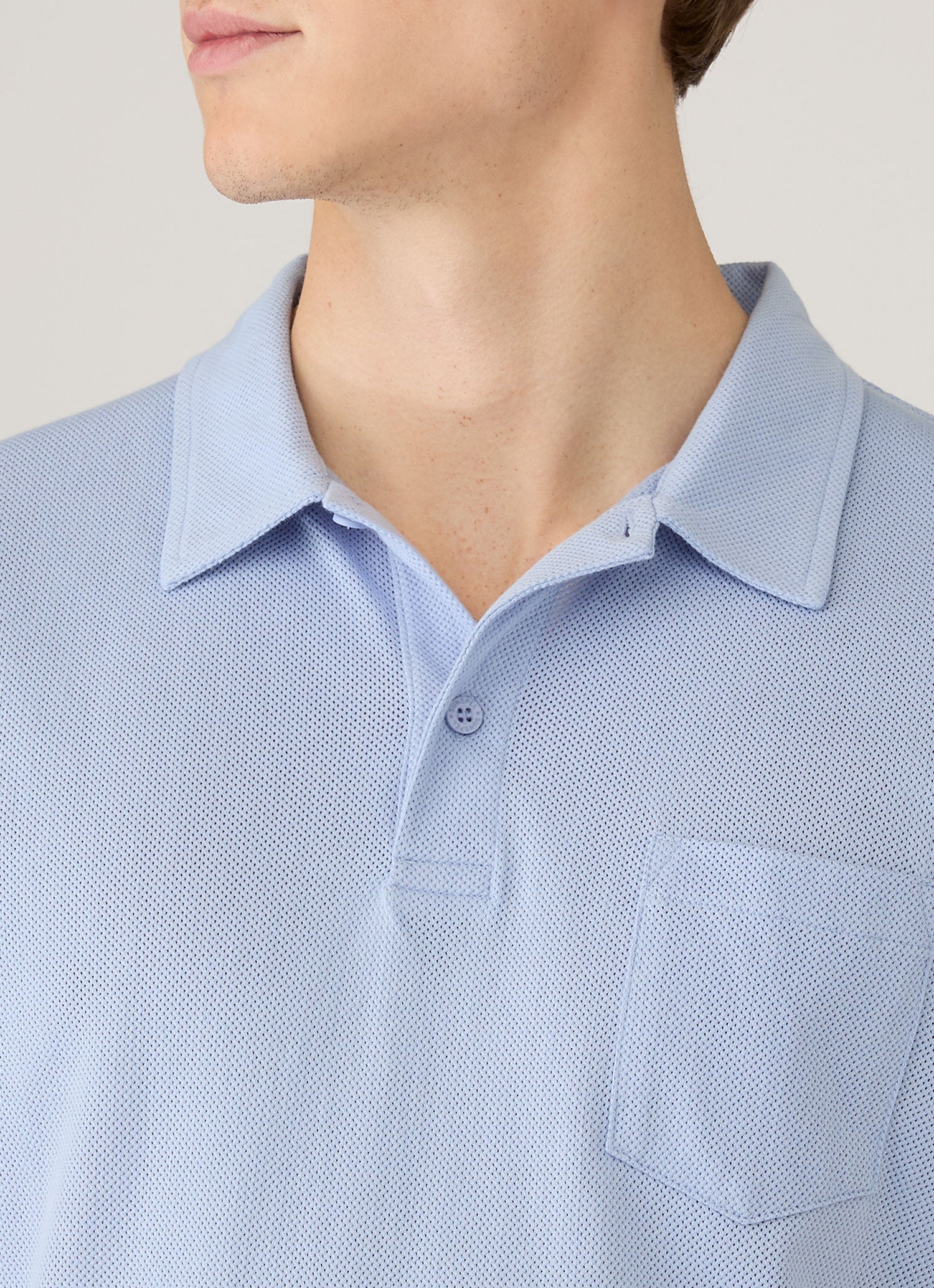 Men's Riviera Polo Shirt in Sky