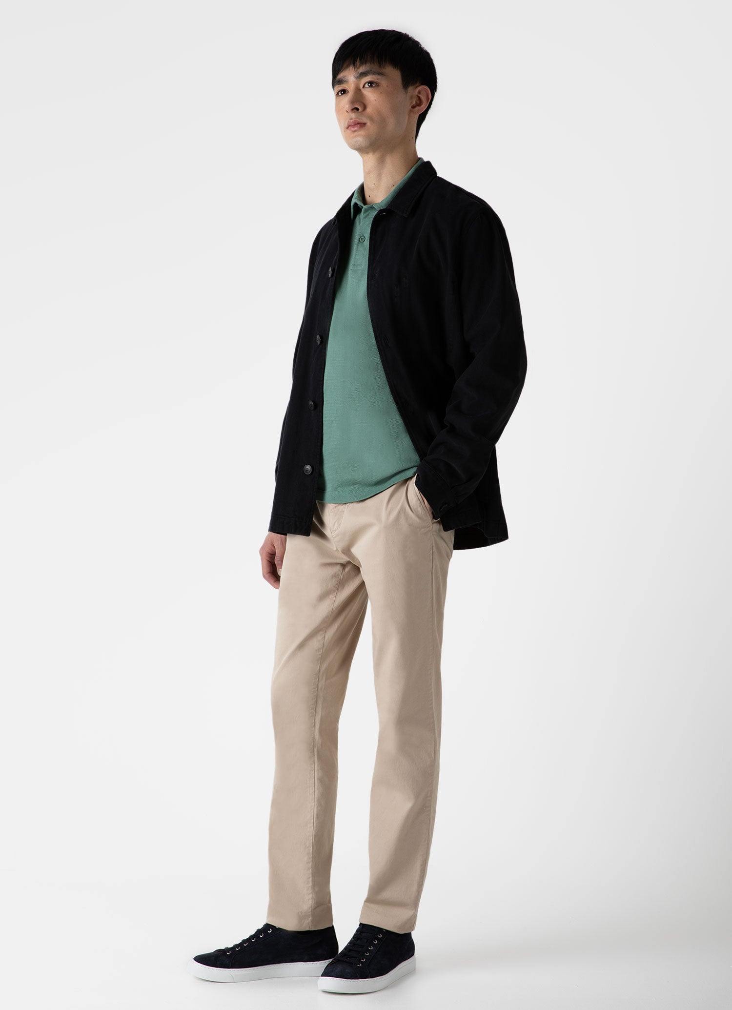 Men's Riviera Polo Shirt in Light Pine