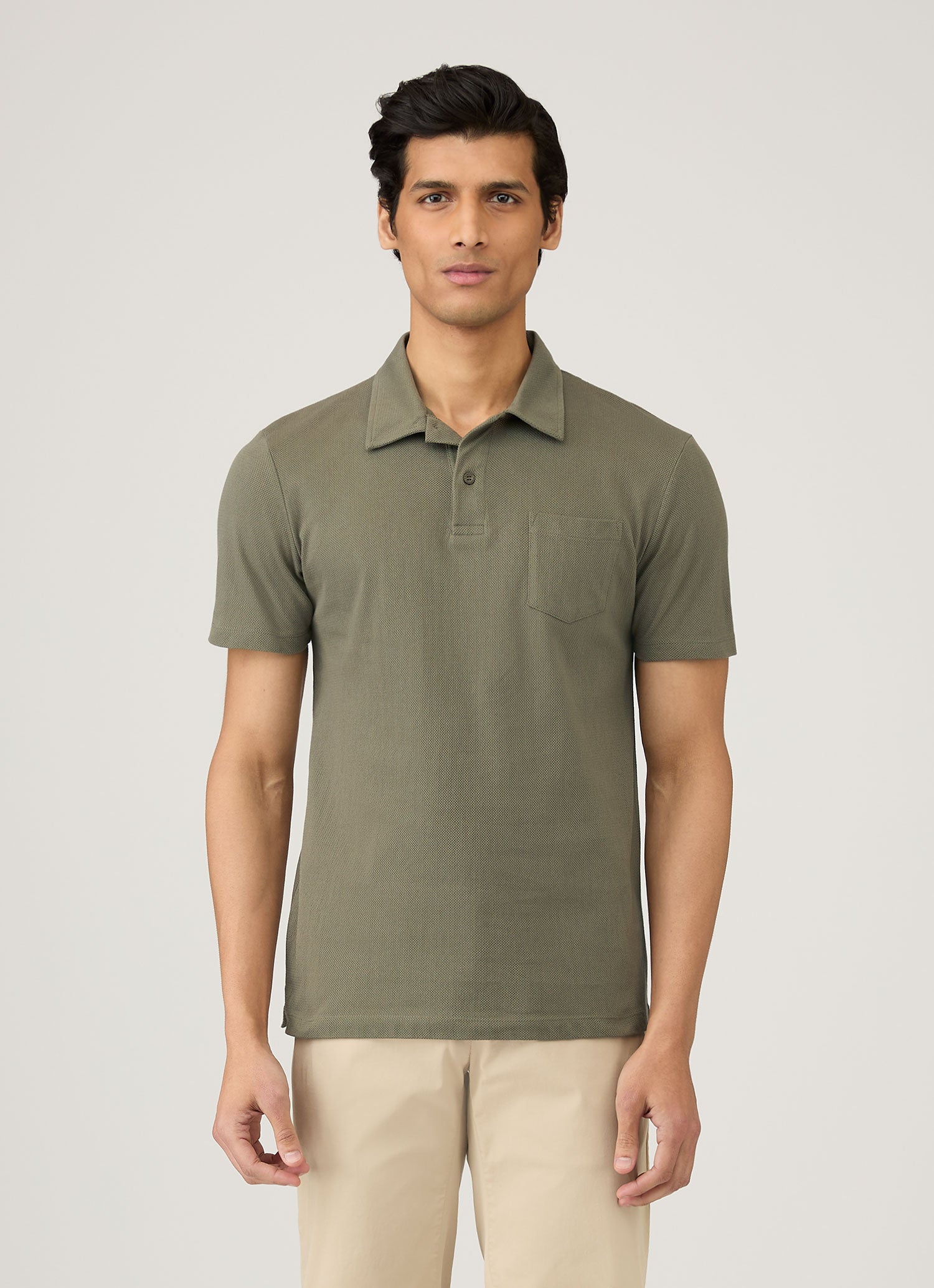 Men's Riviera Polo Shirt in Khaki