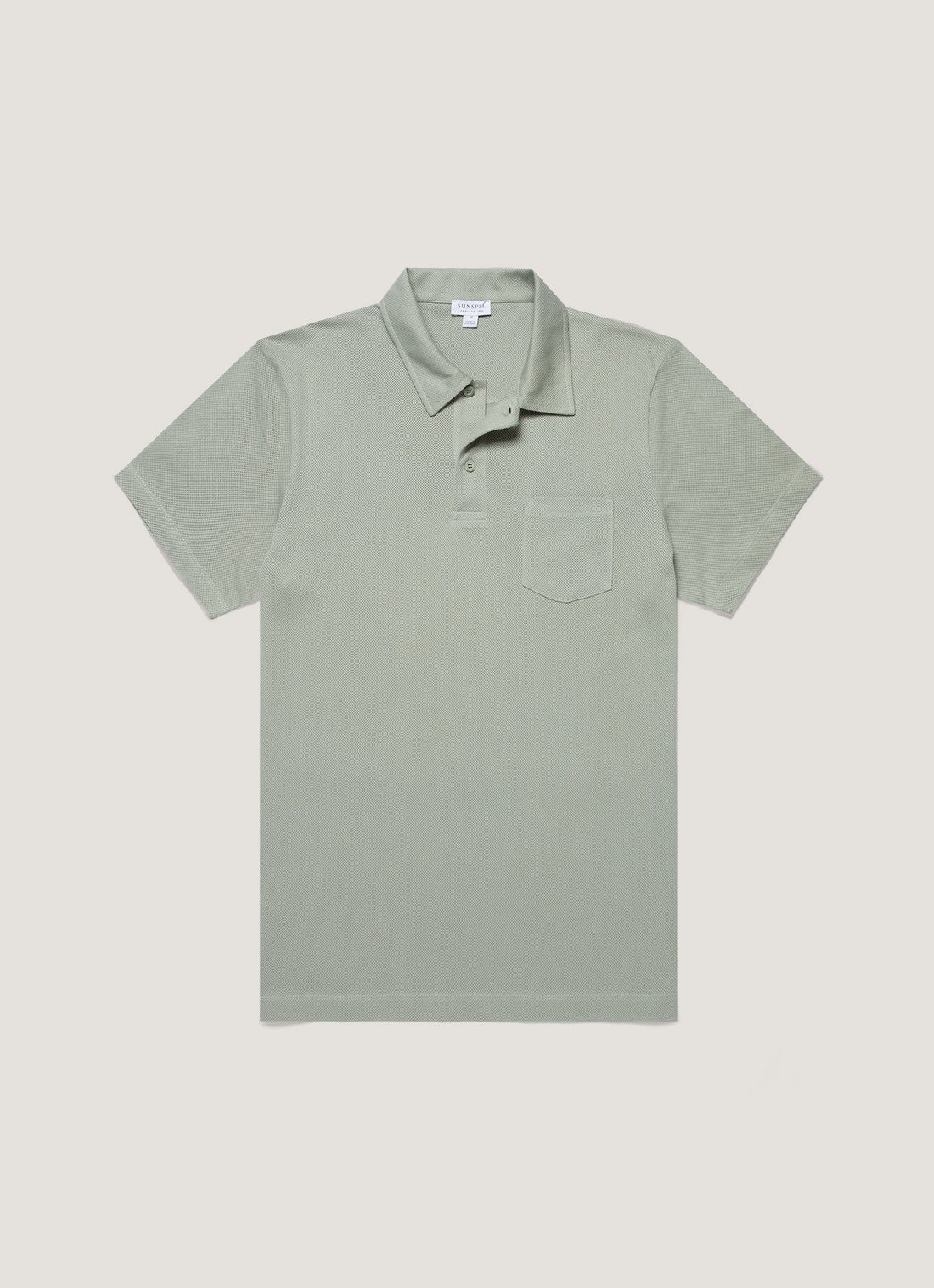 Men's Riviera Polo Shirt in Pastel Green