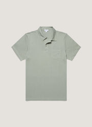 Men's Riviera Polo Shirt in Pastel Green