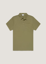 Men's Riviera Polo Shirt in Sea Moss