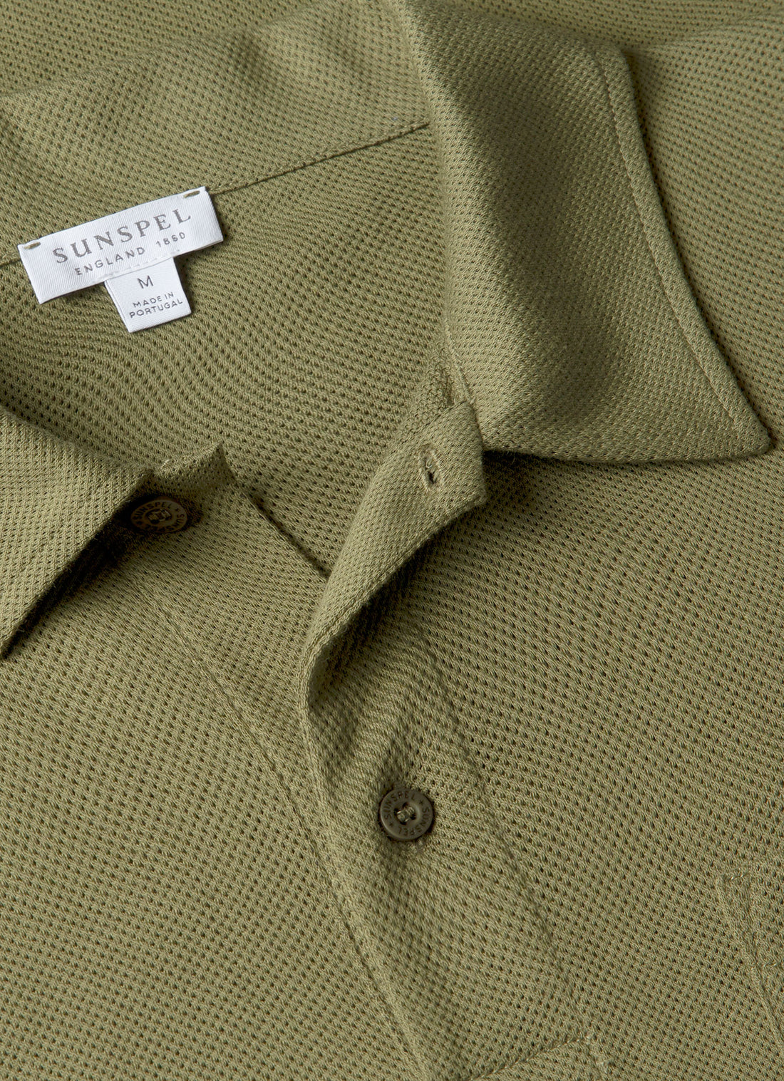 Men's Riviera Polo Shirt in Sea Moss