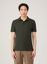 Men's Riviera Polo Shirt in Dark Green