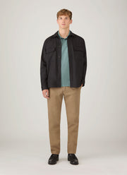 Men's Riviera Polo Shirt in Steel Green