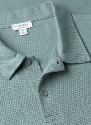 Men's Riviera Polo Shirt in Steel Green