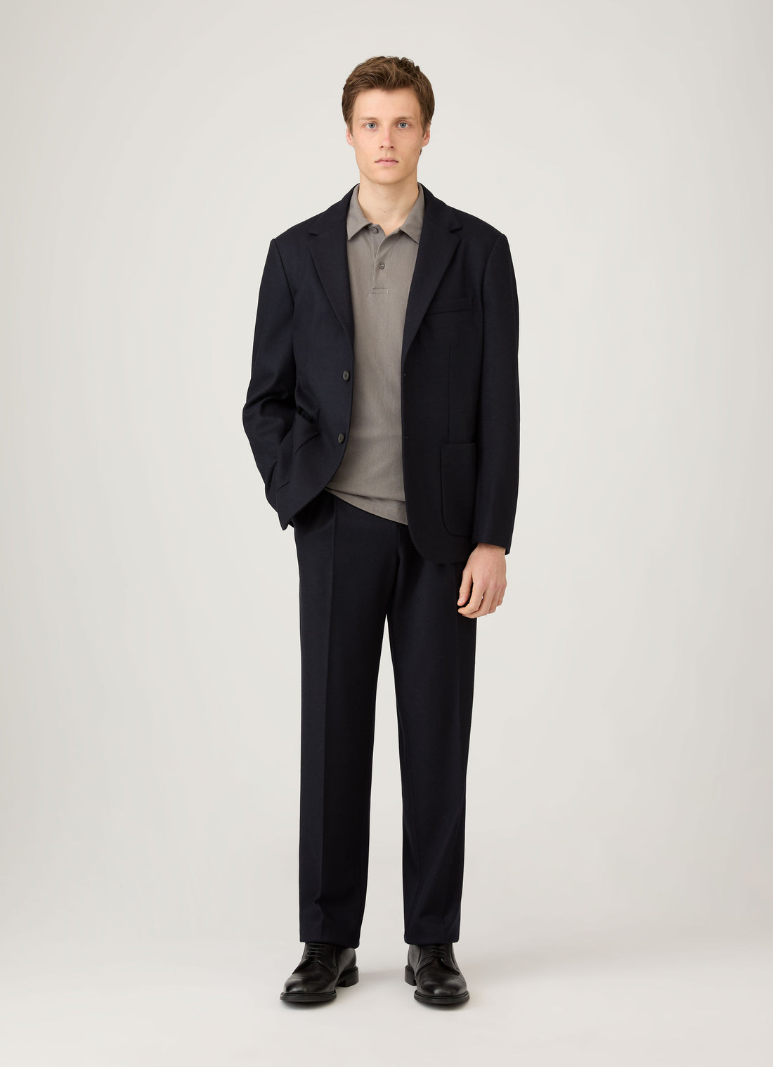 Men's Riviera Polo Shirt in Iron Grey