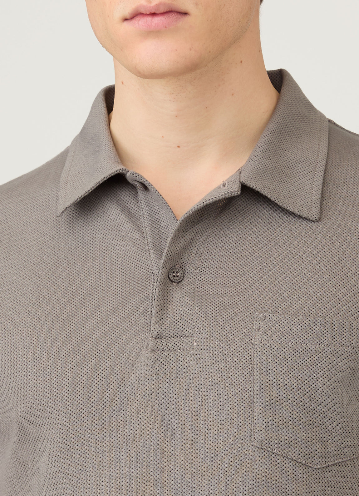 Men's Riviera Polo Shirt in Iron Grey