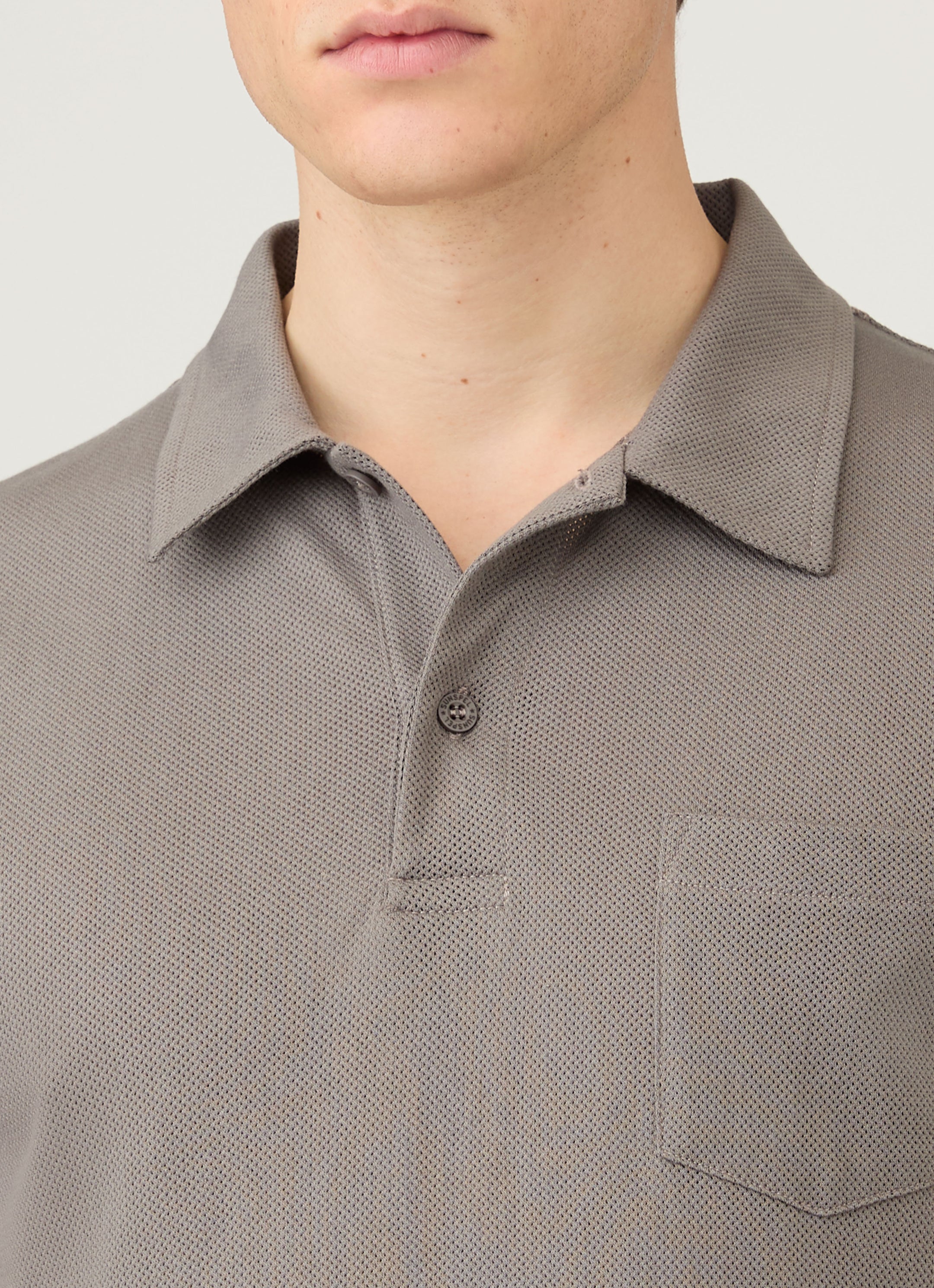 Men's Riviera Polo Shirt in Iron Grey