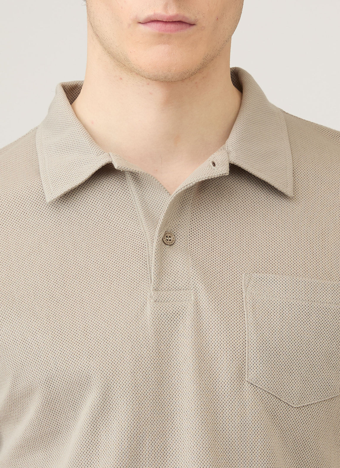 Men's Riviera Polo Shirt in Fog