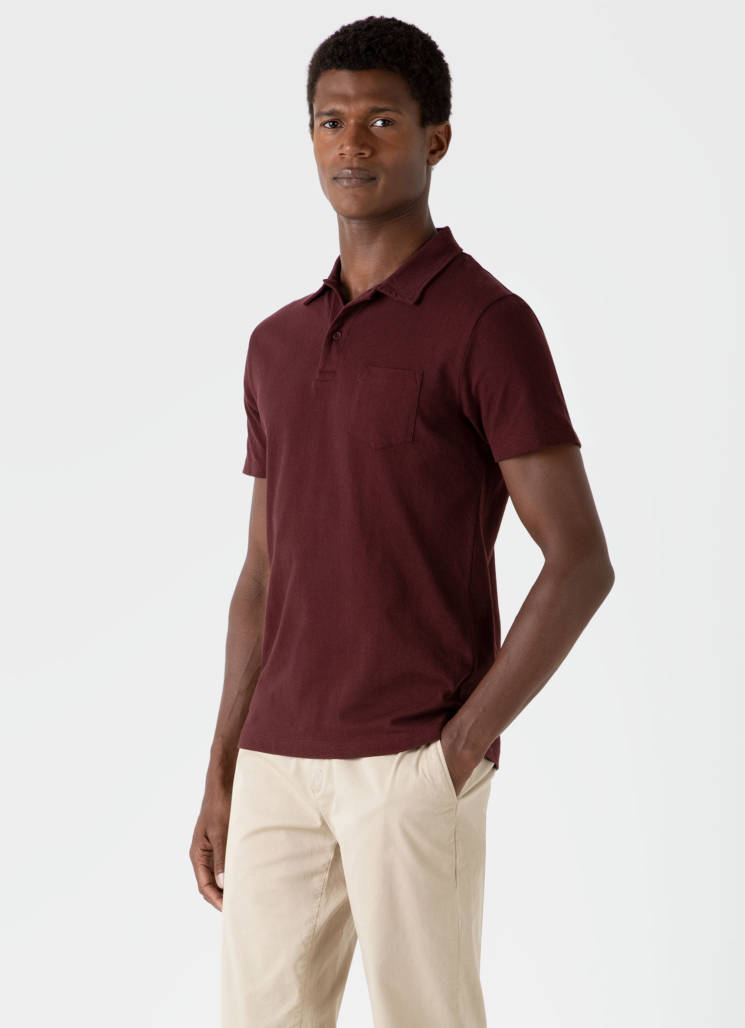 Men's Riviera Polo Shirt in Maroon