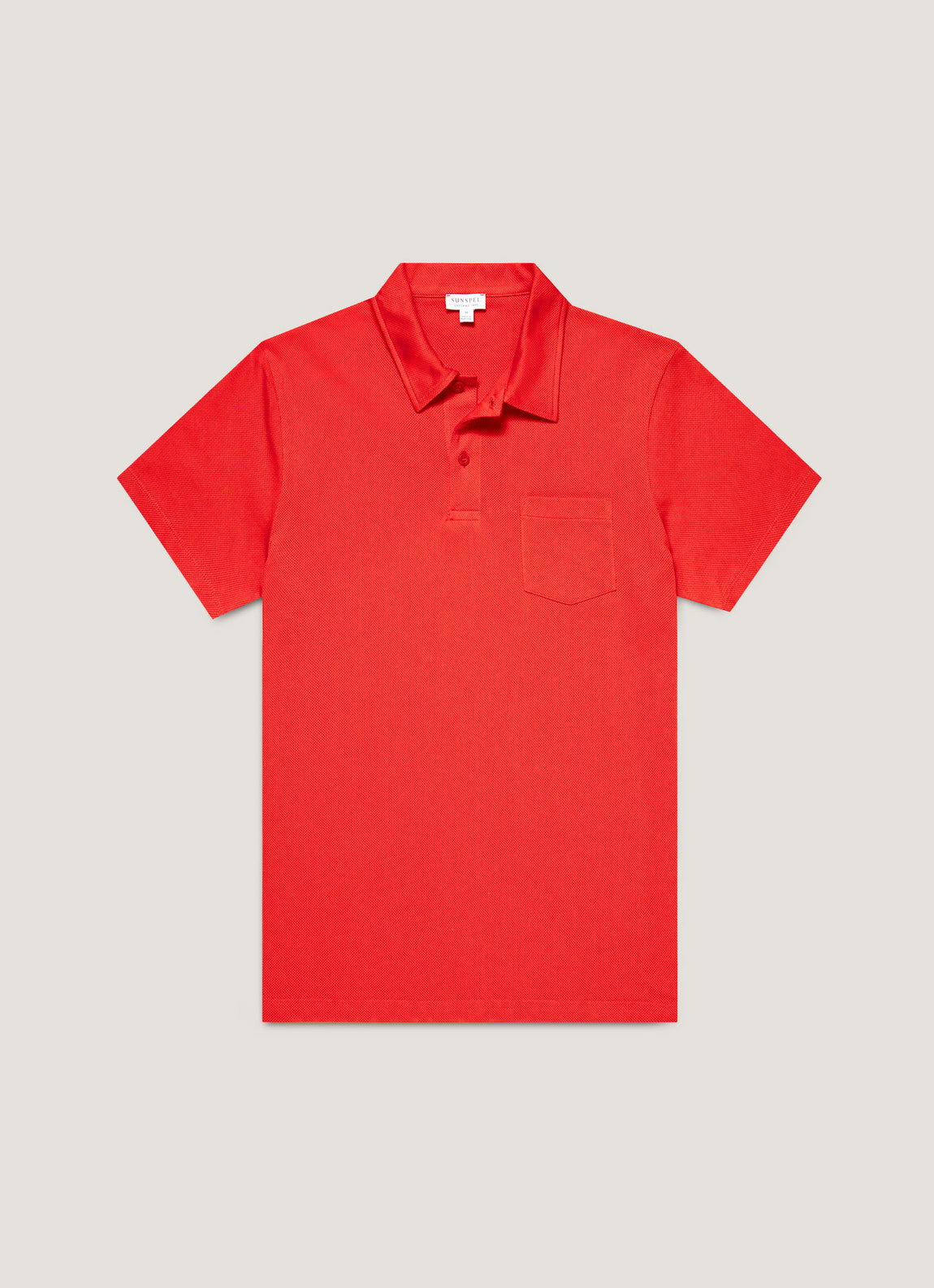 Men's Riviera Polo Shirt in Bright Red