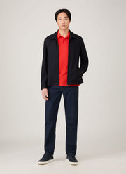 Men's Riviera Polo Shirt in Bright Red