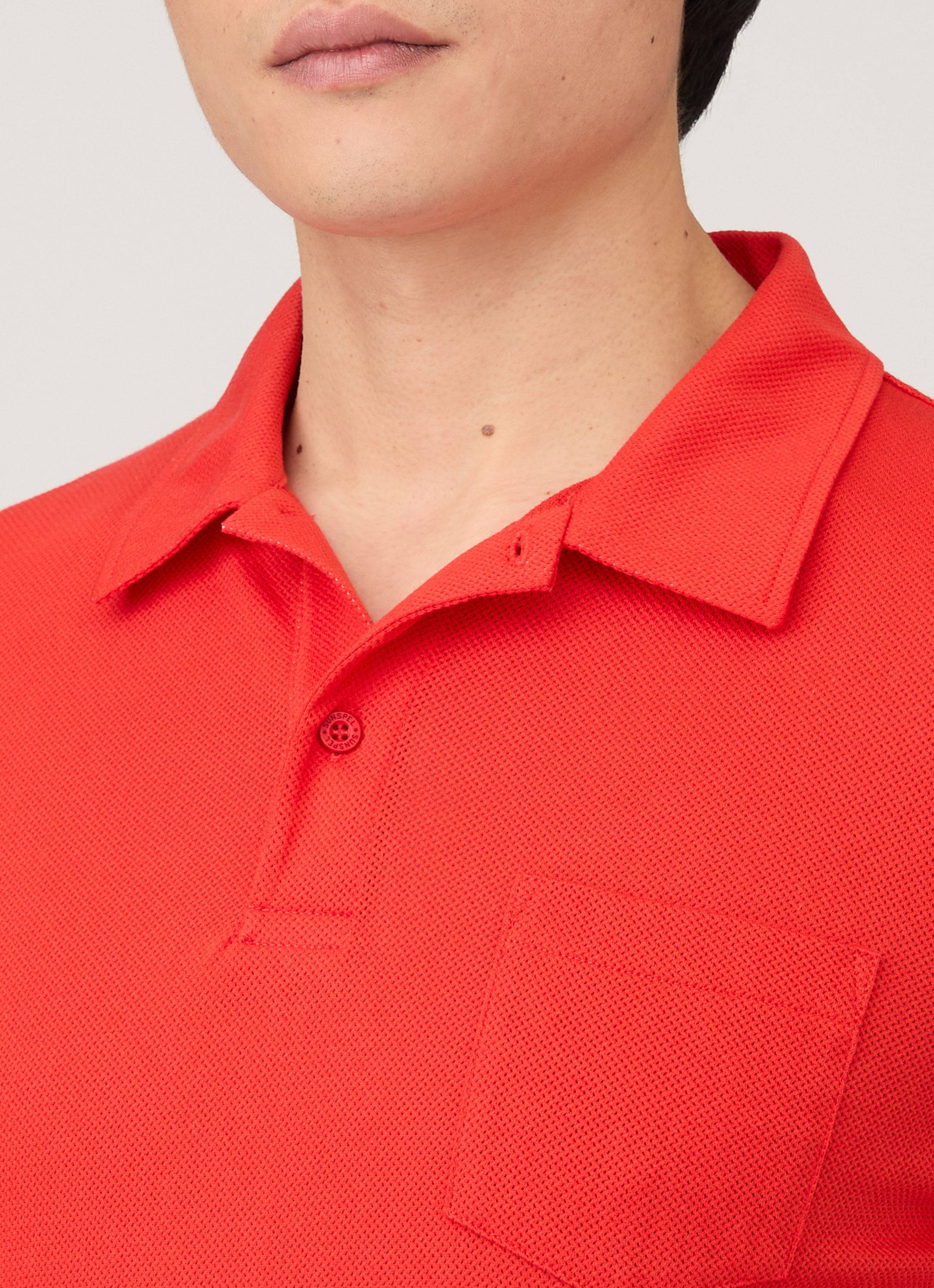 Men's Riviera Polo Shirt in Bright Red