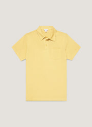 Men's Riviera Polo Shirt in Dusty Yellow
