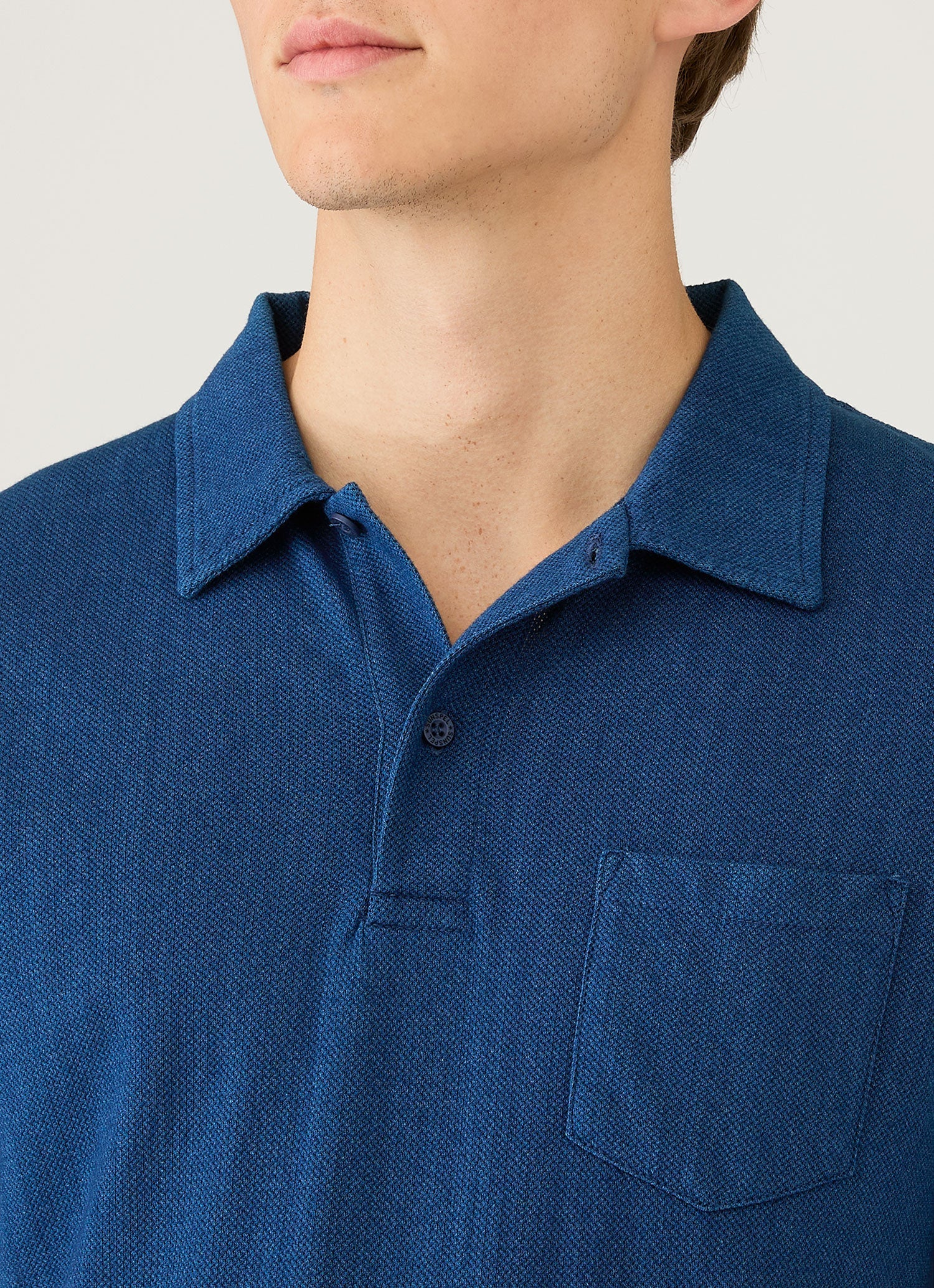 Men's Riviera Polo Shirt in Real Indigo