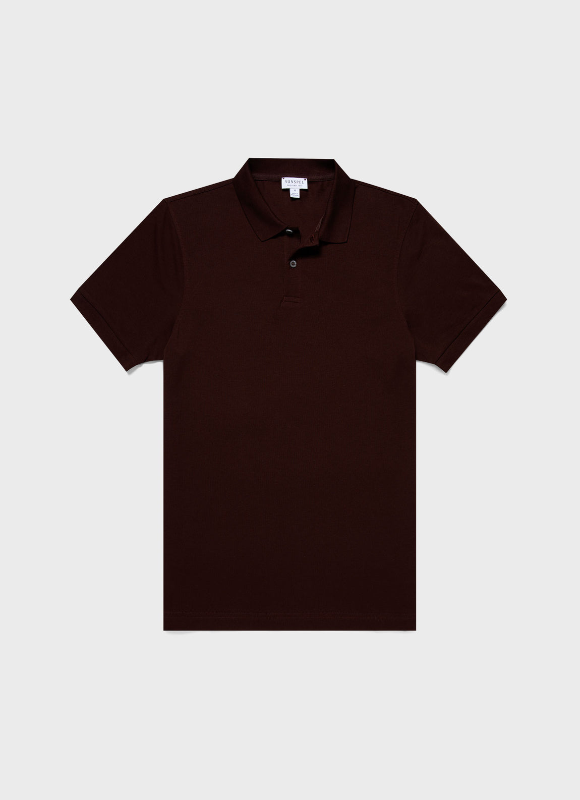 Men's Piqué Polo Shirt in Raisin