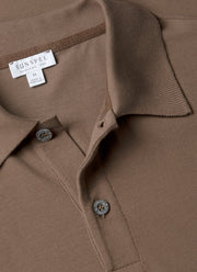 Men's Piqué Polo Shirt in Bark