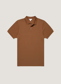 Men's Piqué Polo Shirt in Bronze