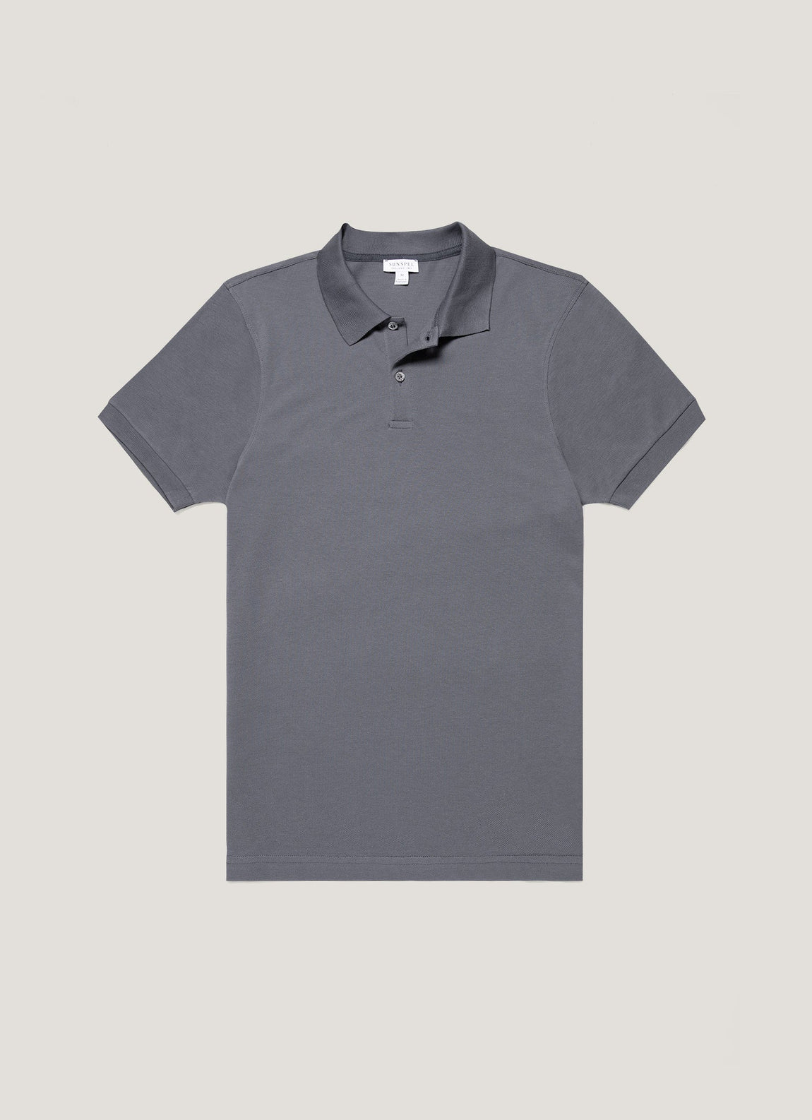 Men's Piqué Polo Shirt in Slate Blue