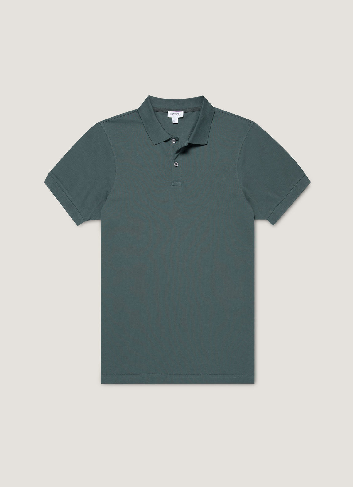 Men's Piqué Polo Shirt in Dark Petrol