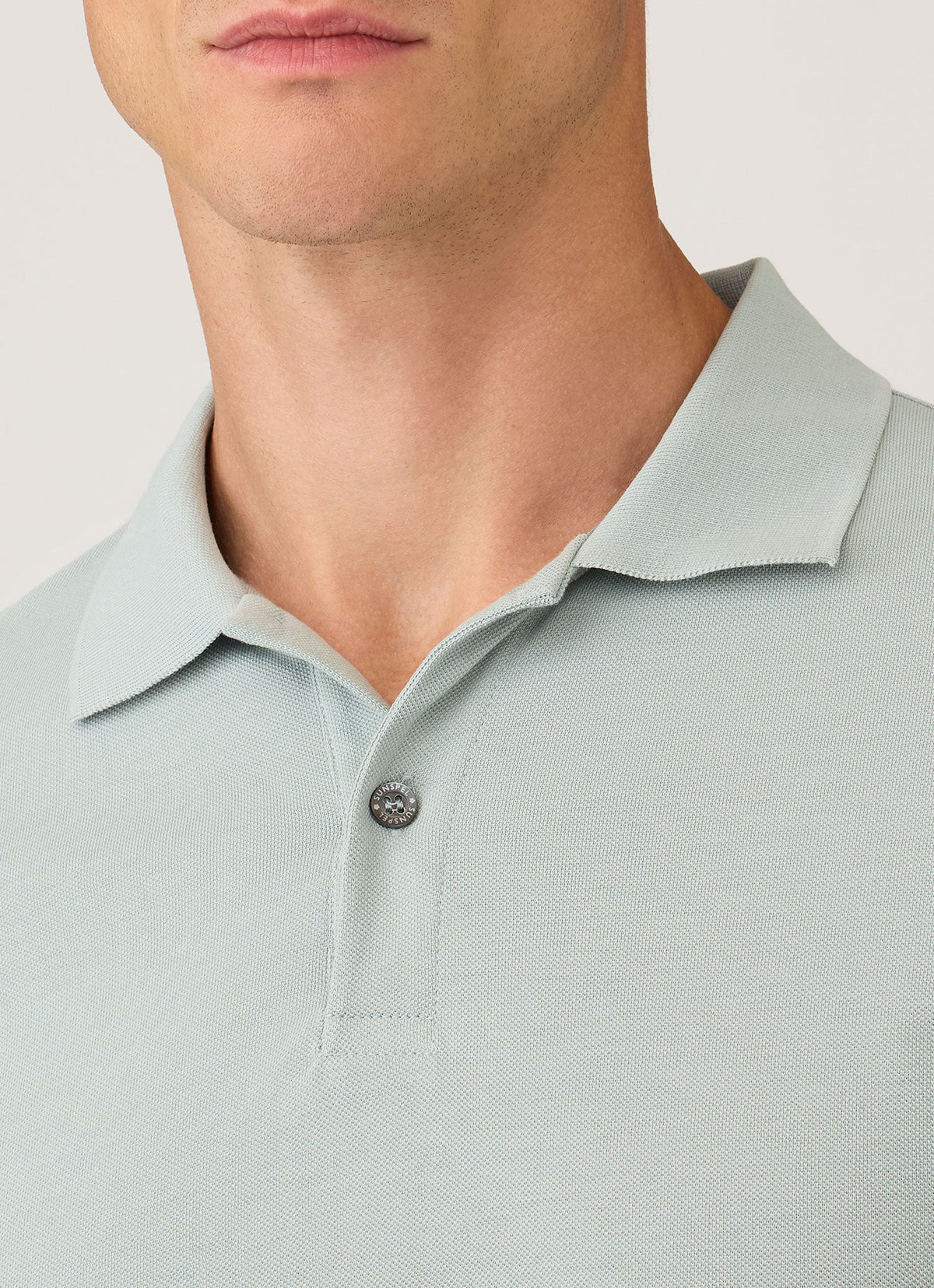 Men's Piqué Polo Shirt in Haar