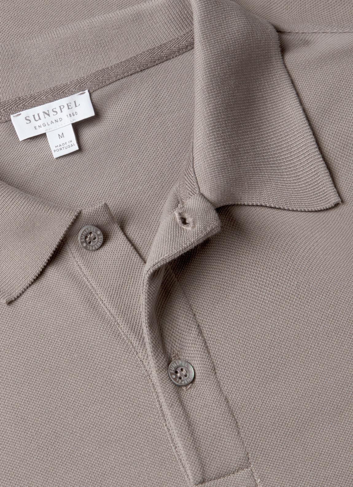 Men's Piqué Polo Shirt in Iron Grey