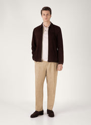 Men's Piqué Polo Shirt in Pastel Pink