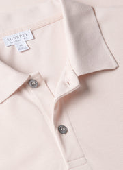 Men's Piqué Polo Shirt in Pastel Pink