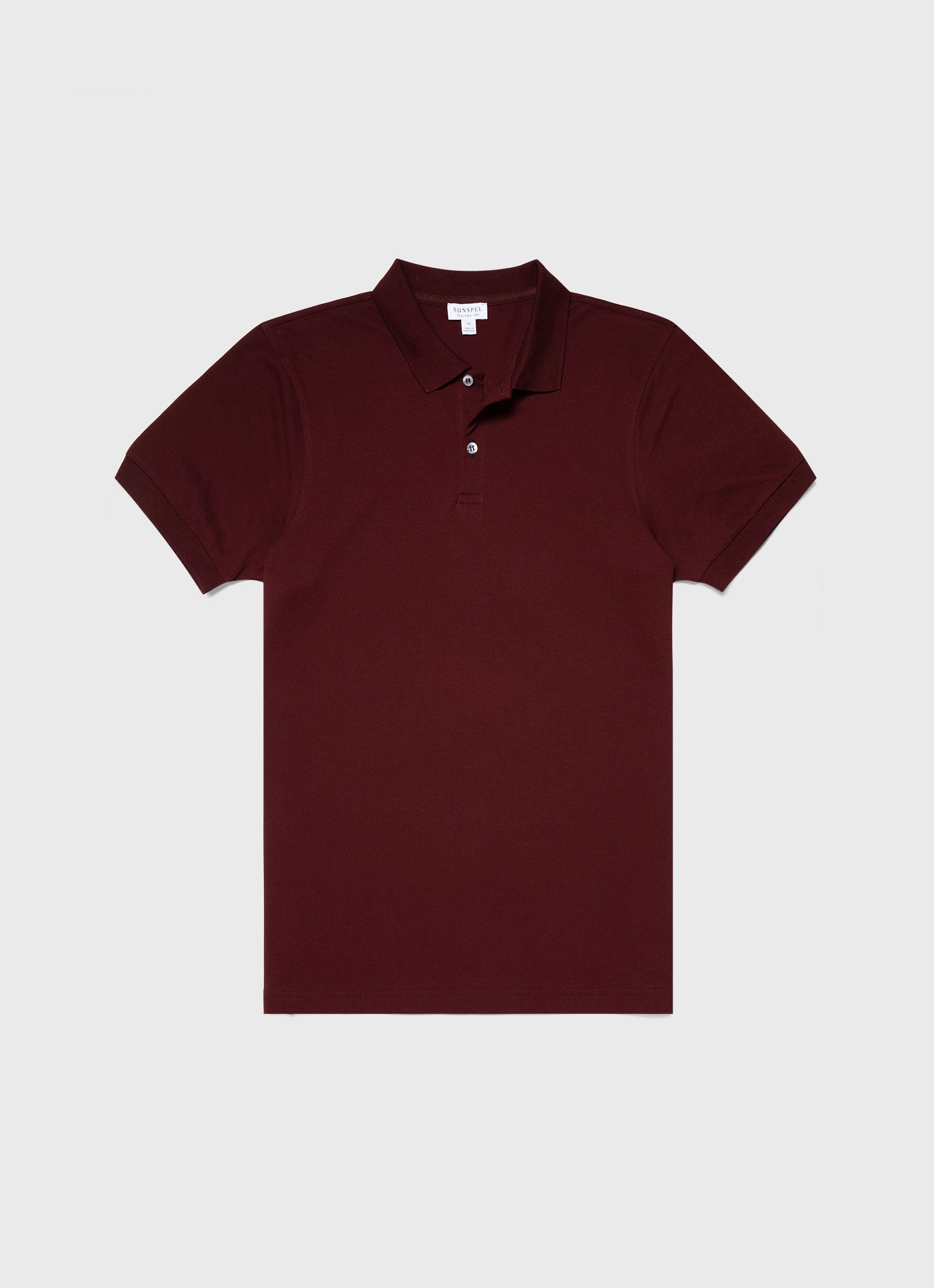 Men's Piqué Polo Shirt in Maroon