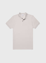 Men's Piqué Polo Shirt in Putty