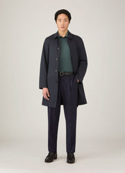 Men's Long Sleeve Riviera Polo Shirt in Dark Petrol