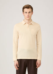 Men's Long Sleeve Riviera Polo Shirt in Undyed