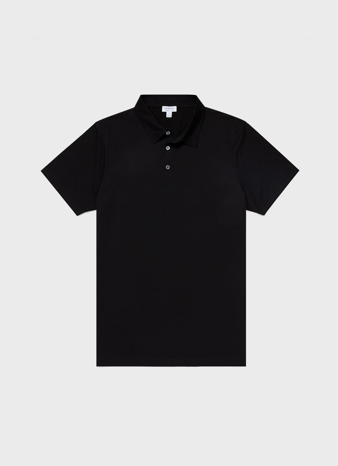 Men's Jersey Classic Polo Shirt in Black