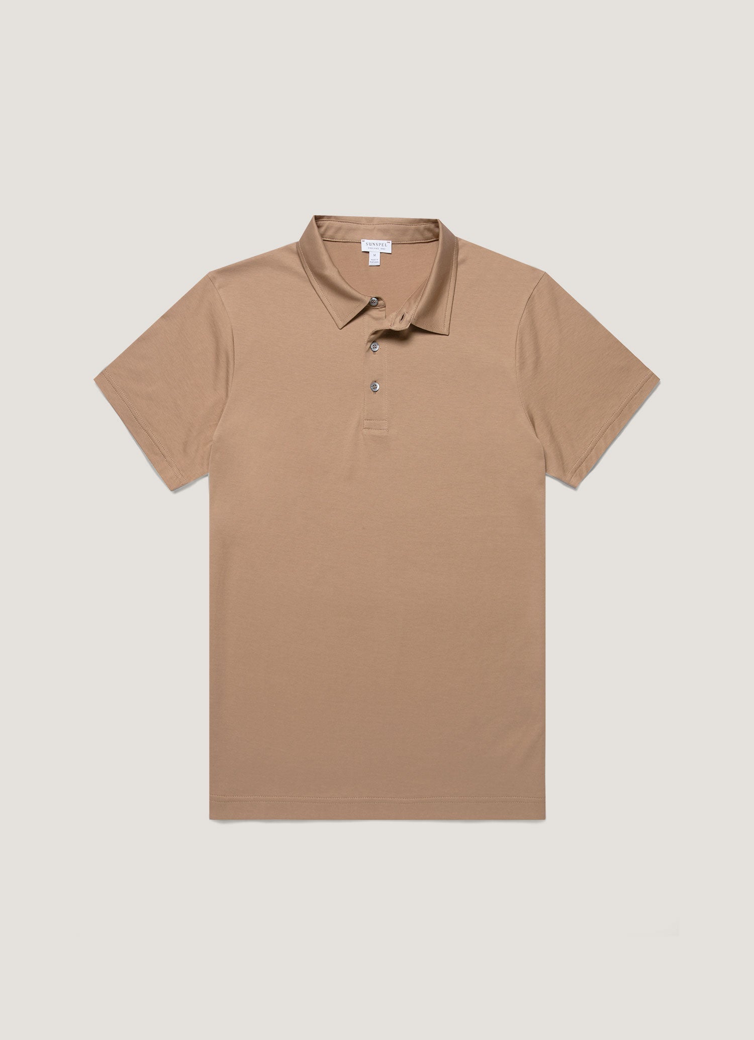 Men's Classic Jersey Polo Shirt in Dune