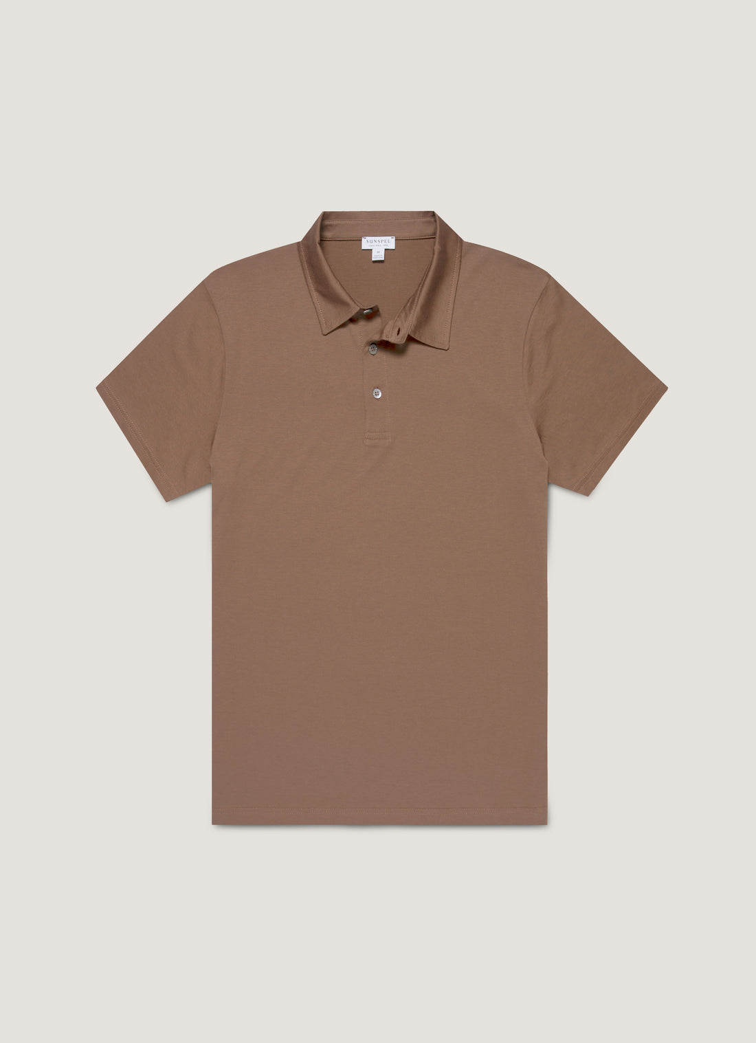 Men's Classic Jersey Polo Shirt in Bark