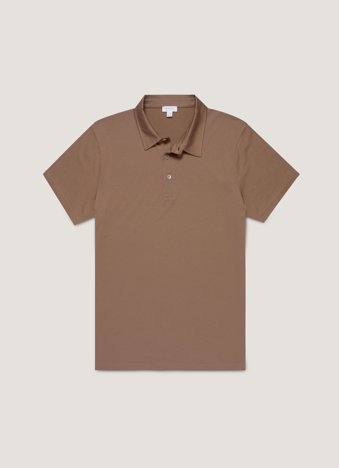Men's Classic Jersey Polo Shirt in Bark