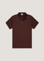 Men's Classic Jersey Polo Shirt in Bakelite