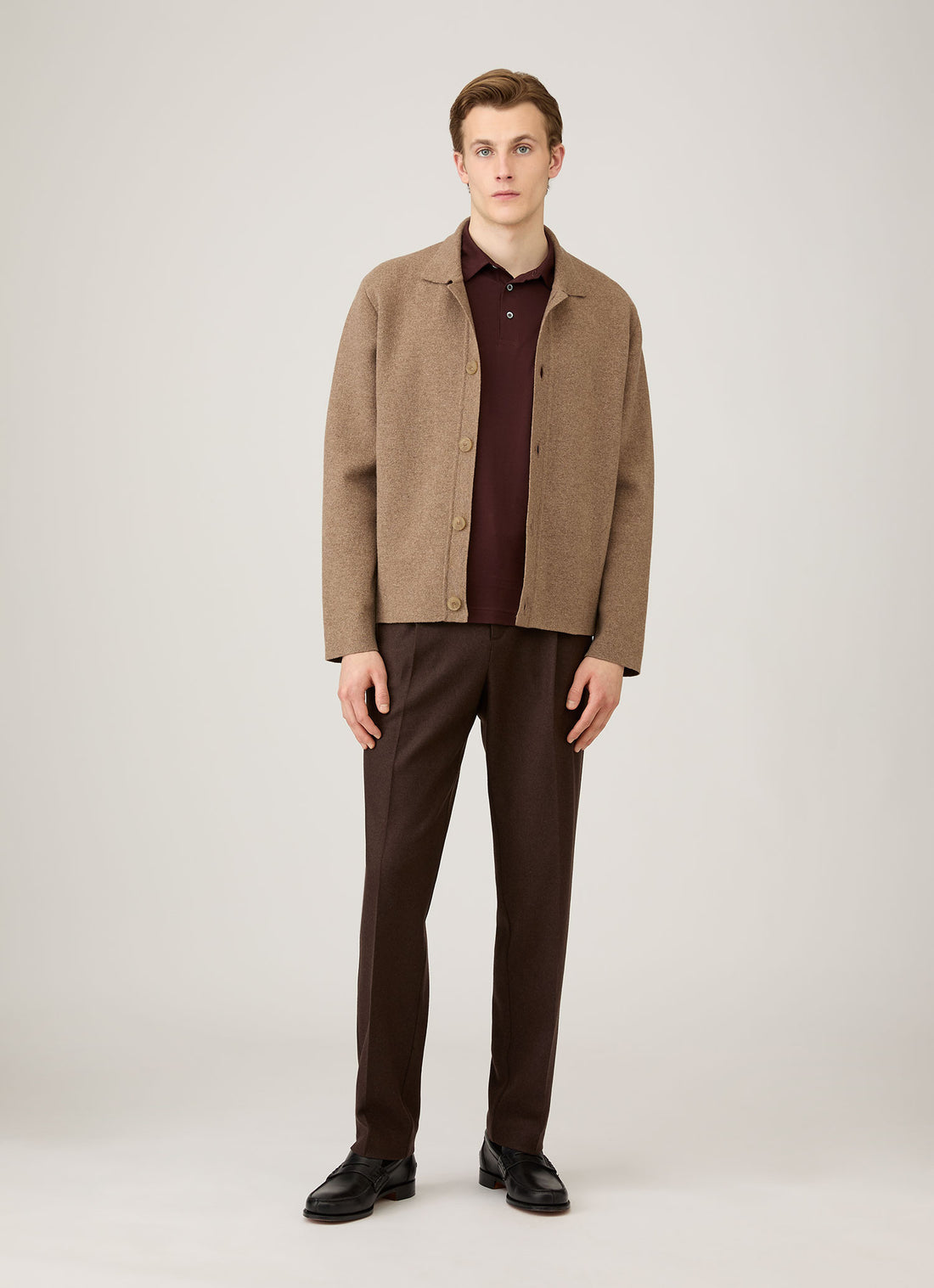 Men's Classic Jersey Polo Shirt in Bakelite